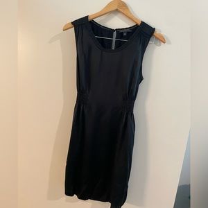 Banana Republic Black Silk mini dress